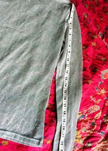 Sparkly Silver Long Sleeve Top