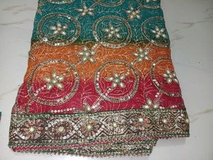 Designer Multicolour Saree