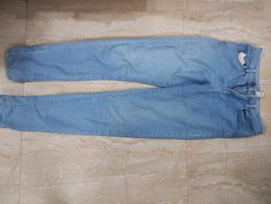 Light Wash Denim Skinny Jeans