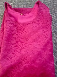 Purple brasso kurti