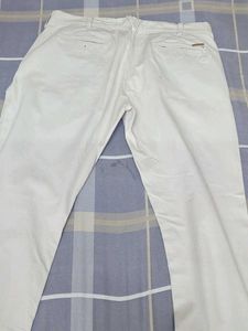 Men's Cream Chinos