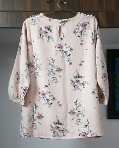 Elegant Floral Print Blouse