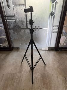 Adjustable Tripod Stand with Phone Holder