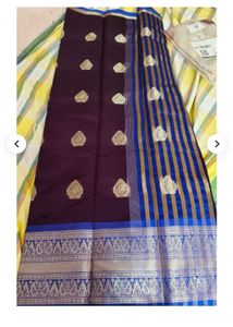 Elegant Purple Banarasi Silk Saree