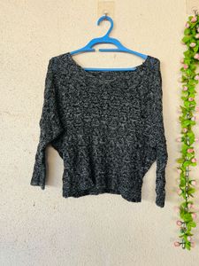 Stylish Textured Knit Sweater