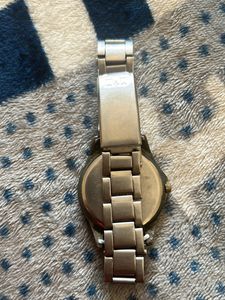 *Quartz Men Silver Stainless Watch