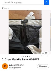 navy J.Crew Maddie pants
