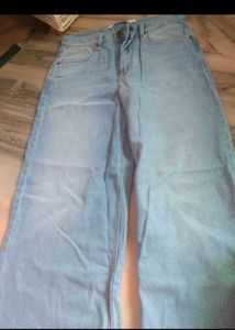 Light Wash Wide Leg Jeans