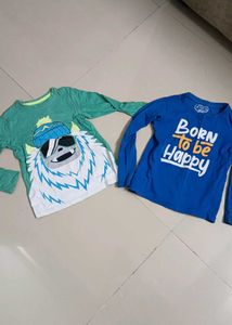 Boys Long Sleeve T-Shirts (2 Pack)