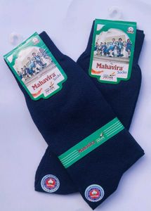 Unisex Cotton Socks | 2 Pairs | Navy Blue | ₹99
