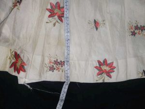 Elegant White Embroidered Lehenga Choli
