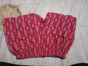 pink and brown shorts combo set