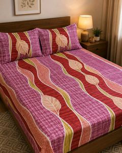 Beautiful Cotton Bedsheet with pillow cover