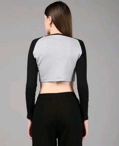 Grey crew neck top NEW WITH TAG
