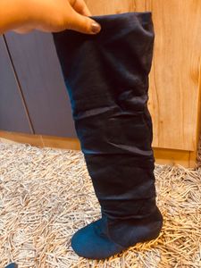 Long Knee length Navy Color Boot