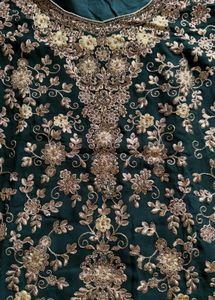 Elegant Green Embroidered Kurta set