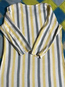 Striped Cotton Kurta