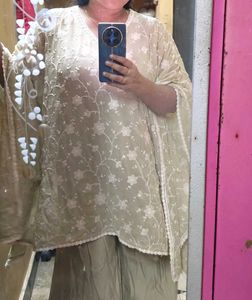 Embroidered Kaftan Set