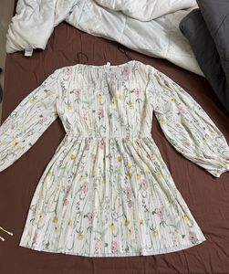Floral Print Mini Dress