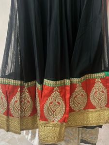 Designer Black Ethnic Gown