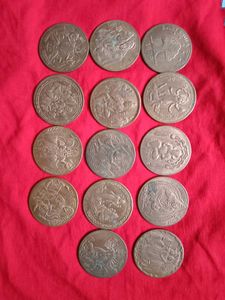 15 old coins of gods 1818