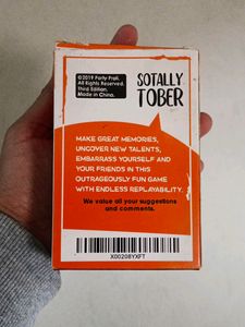 Totally Sober Card Game