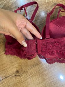 Lace red Bra
