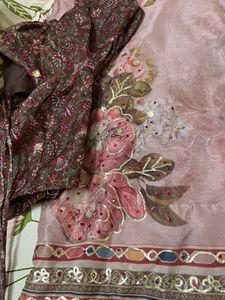 organza soft saree