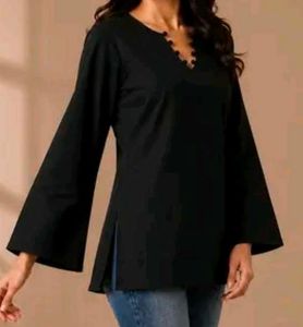 Elegant Black Corset Kurti