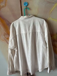 Boho Embroidered Button-Up Shirt
