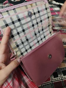 Sparkly Pink Crossbody Bag