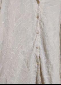 Cream Top Like Shirt For 46 Bust