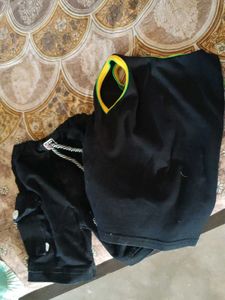 Boys Black Tennis Outfit
