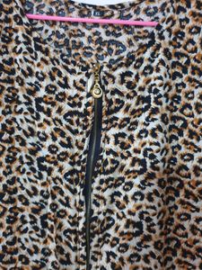 Leopard Print Maxi Kurti