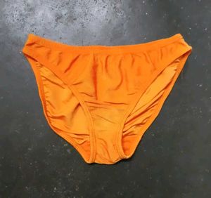 Orange Padded Bra