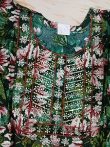 Bust 36 Elegant Floral Print Kurta Set