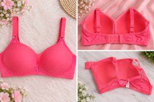 Comfortable Pink Bra