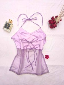 Y2k halter backless top 🪻