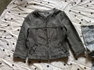 Chic Tweed Textured Jacket