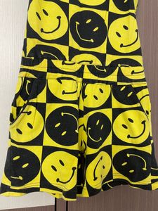 yellow Black smile jumpsuit