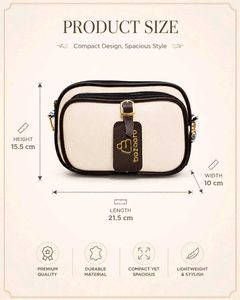 Chic Crossbody Bag with Coin Pouch