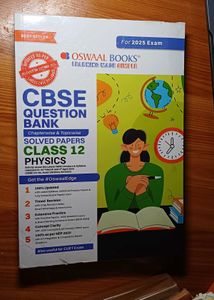 CBSE Class 12 Physics Question Bank 2025