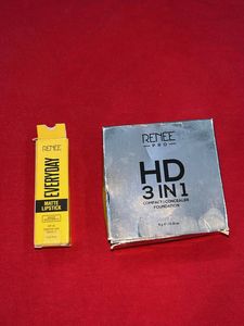 branded Renee HD 3-in-1 Foundation &amp; Matte Lipstic