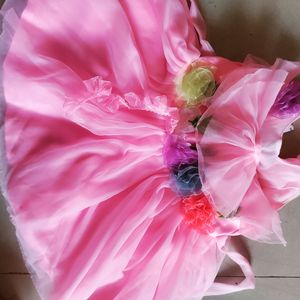 baby frock pink color