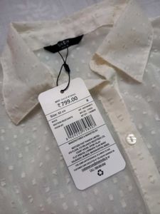 SHEIN BRAND SALE🎊 White Loose Fit Shirt