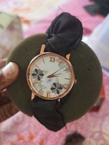 Floral Face Wrist Watch