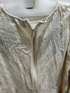 Embroidered Cold Shoulder Kurta