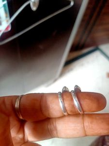 diwali 🪔 Offer Gemstone Silver toe Rings