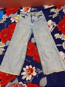 Light Wash Wide Leg Jeans