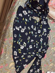 Floral Print Flared Sleeve Top